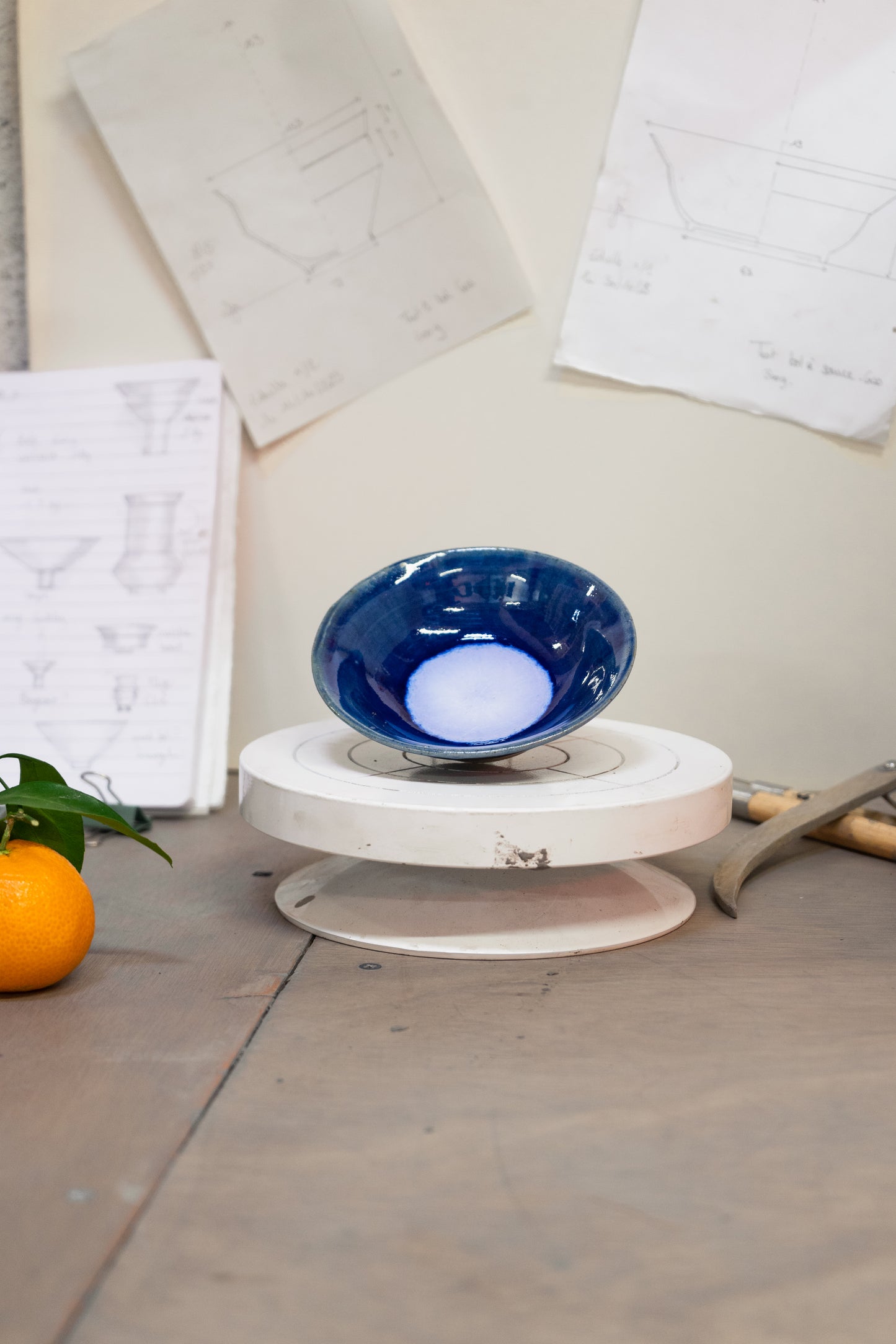 Bol à sauce « First Tide » - Bleu lacté