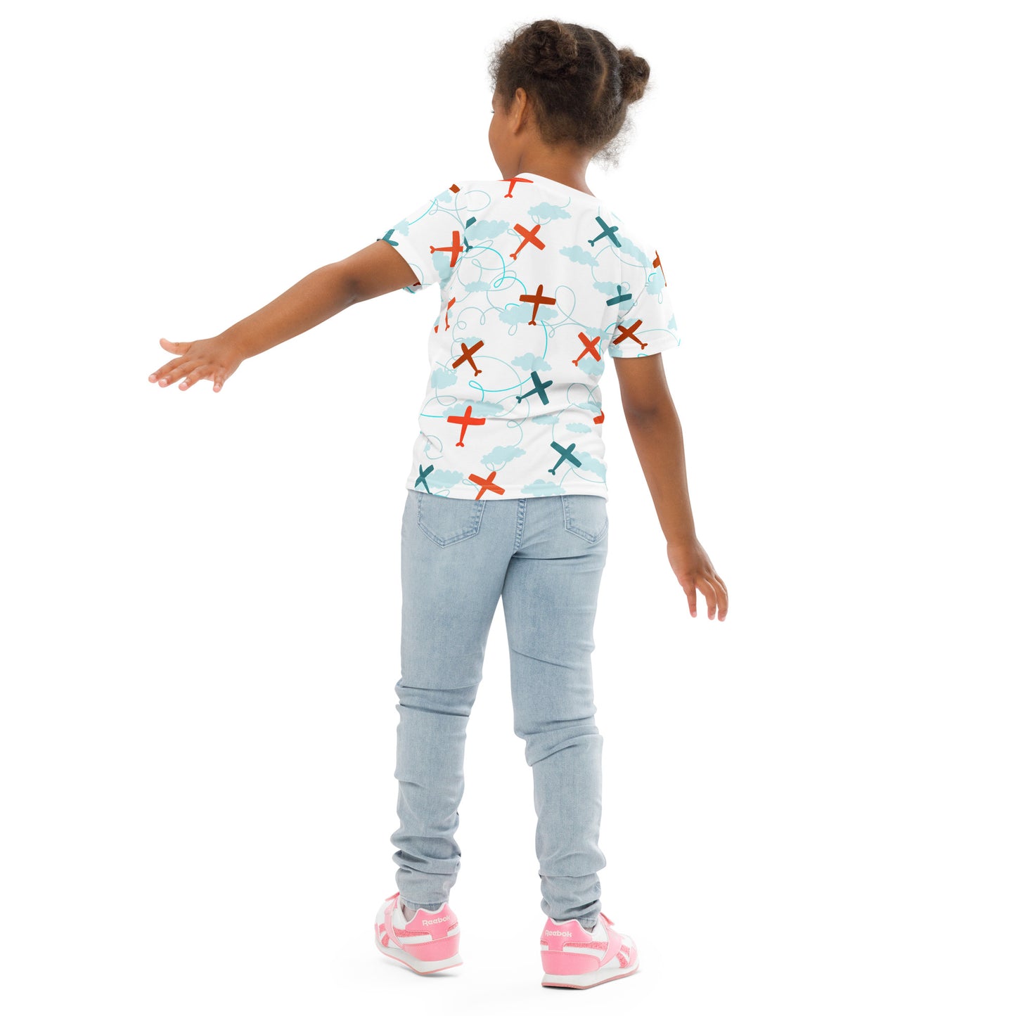 T-shirt col ras du cou enfant - planes