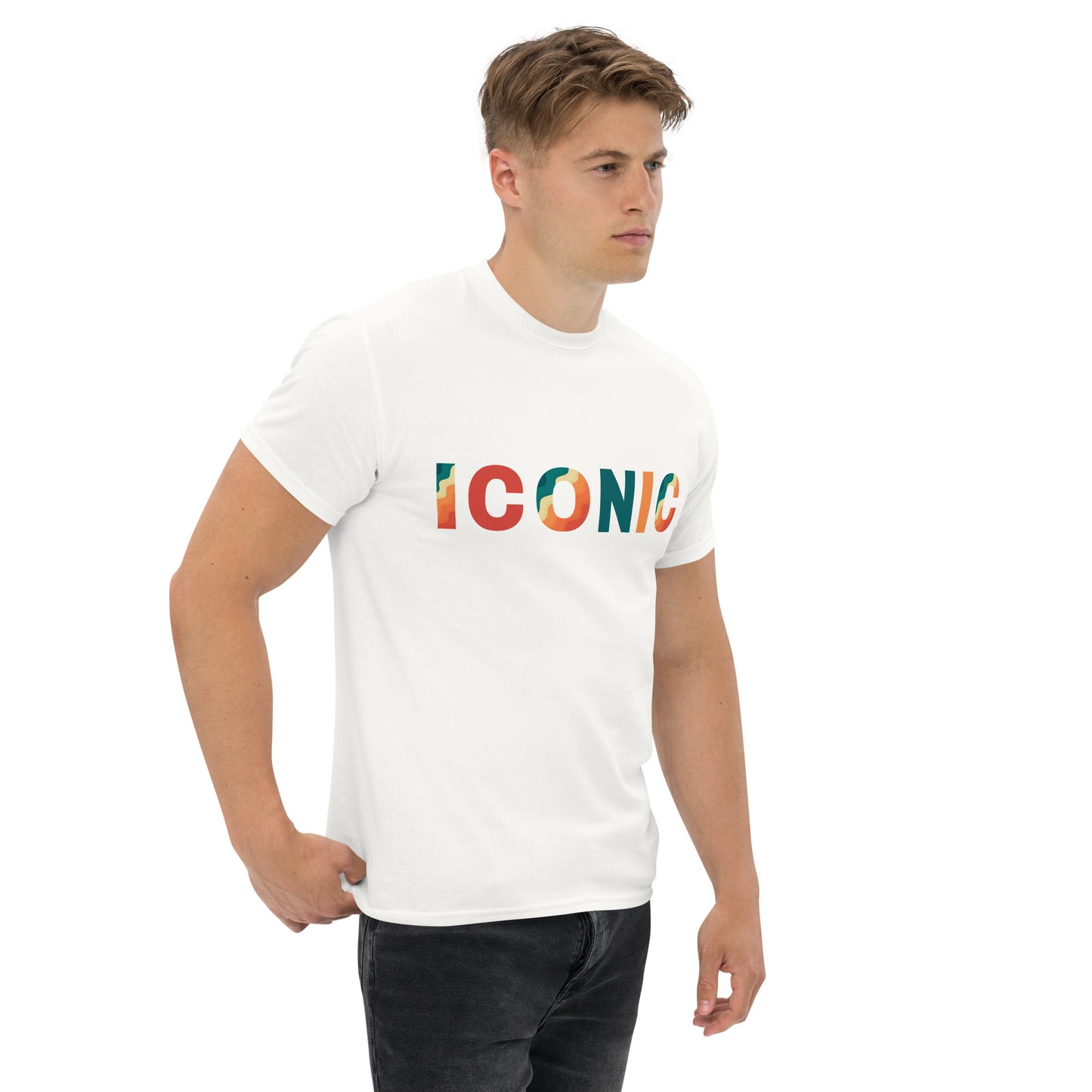 T-shirt classique homme - ICONIC zebra