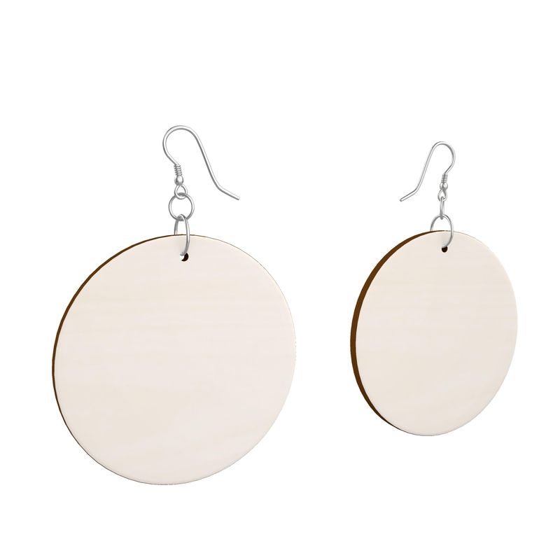 Boucles d'oreille en bois