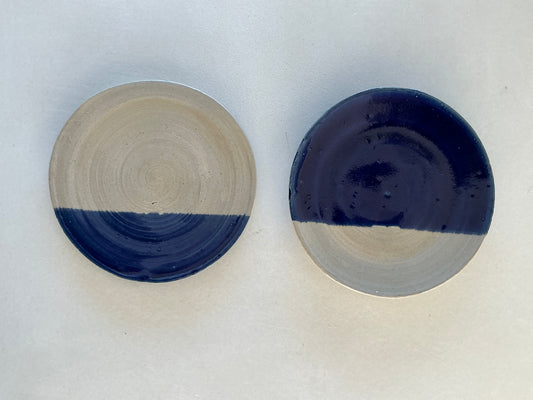 Assiettes asymétriques - Céramiques faits main