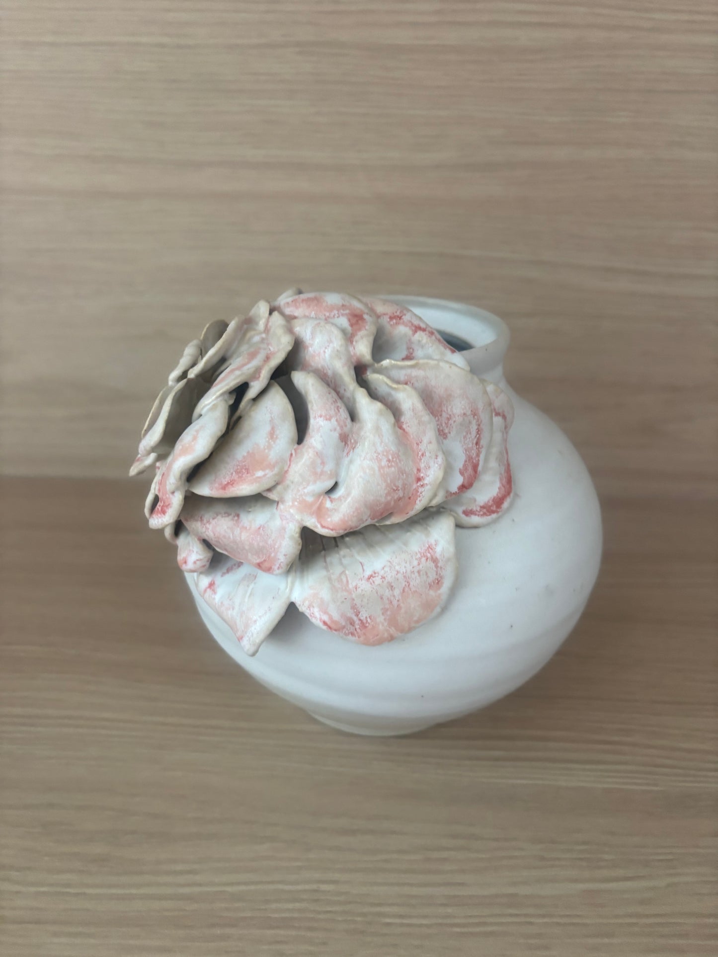 Vase boule à fleur
