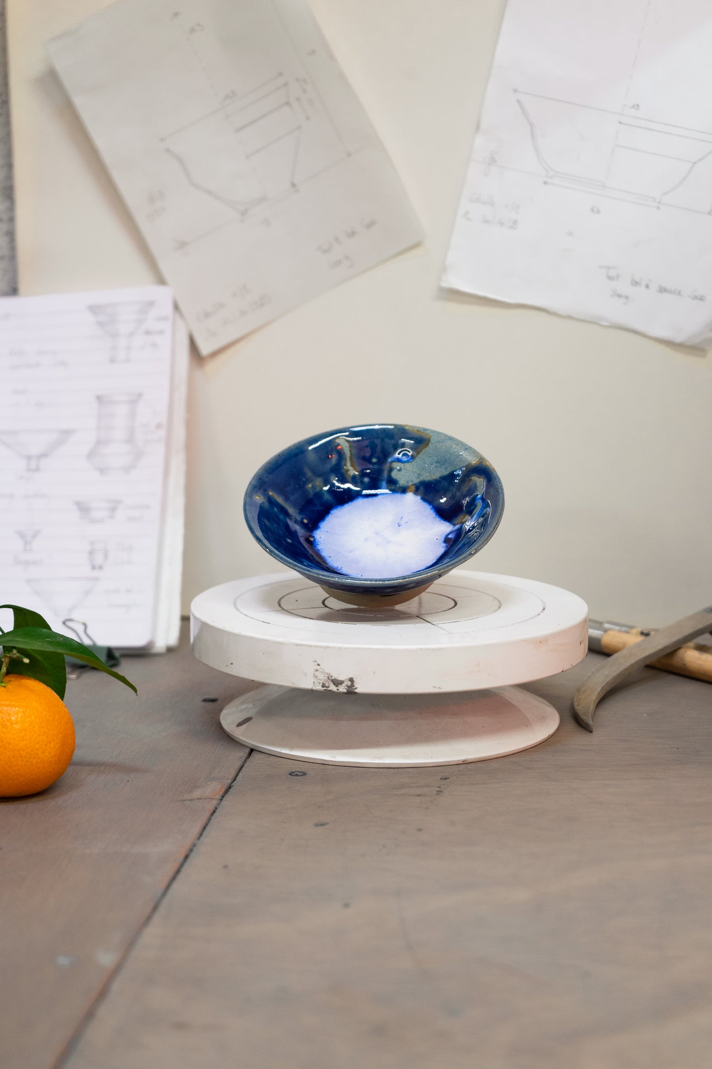 Bol à sauce « First Tide » - Bleu lacté