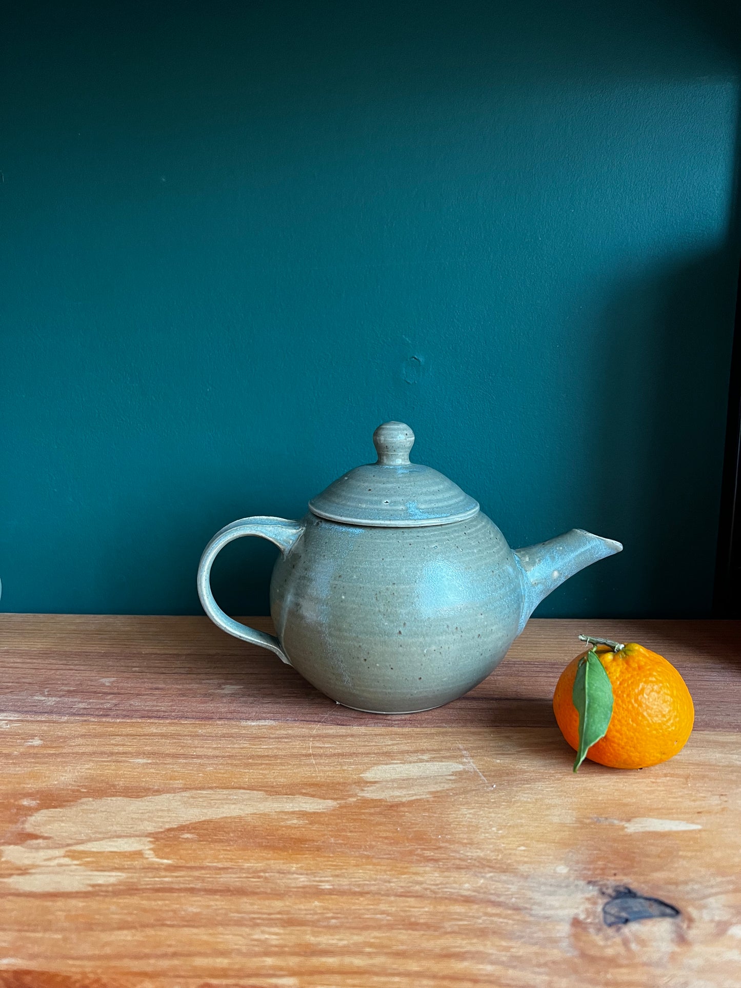 Théière « First Tide » - Verte mouchetée