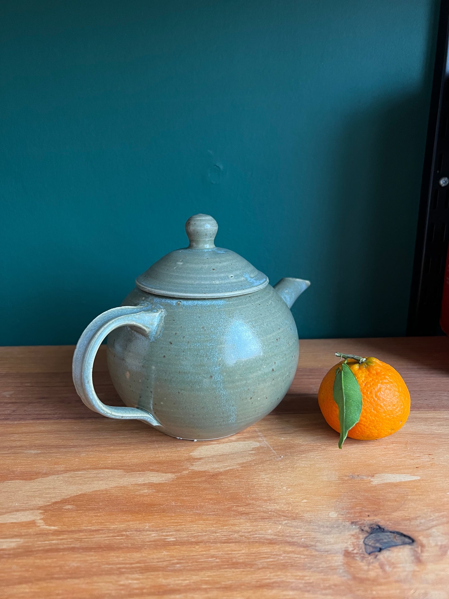 Théière « First Tide » - Verte mouchetée