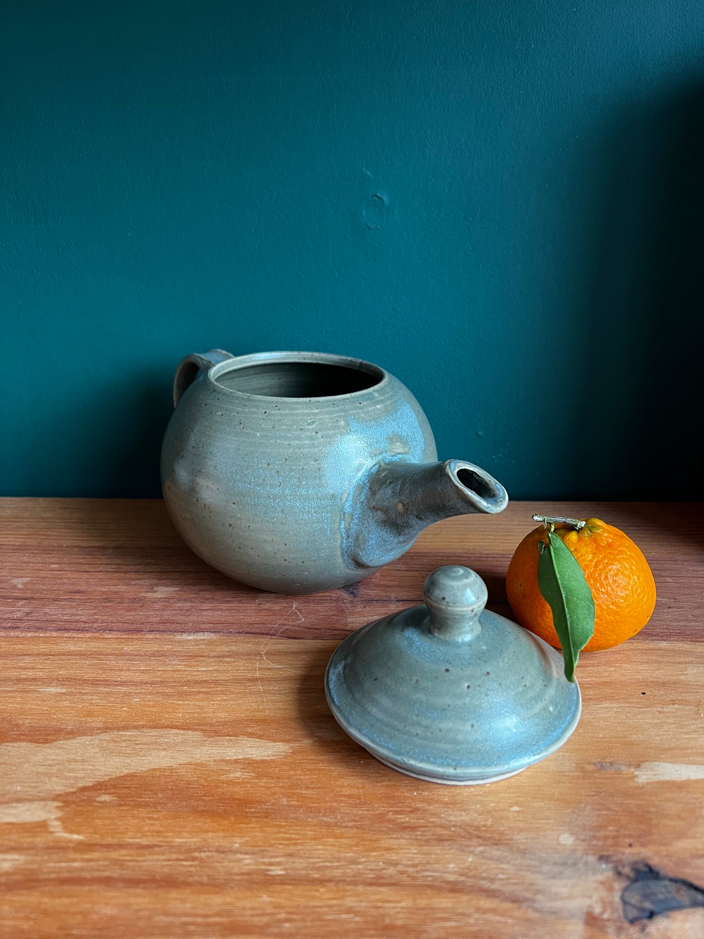 Théière « First Tide » - Verte mouchetée