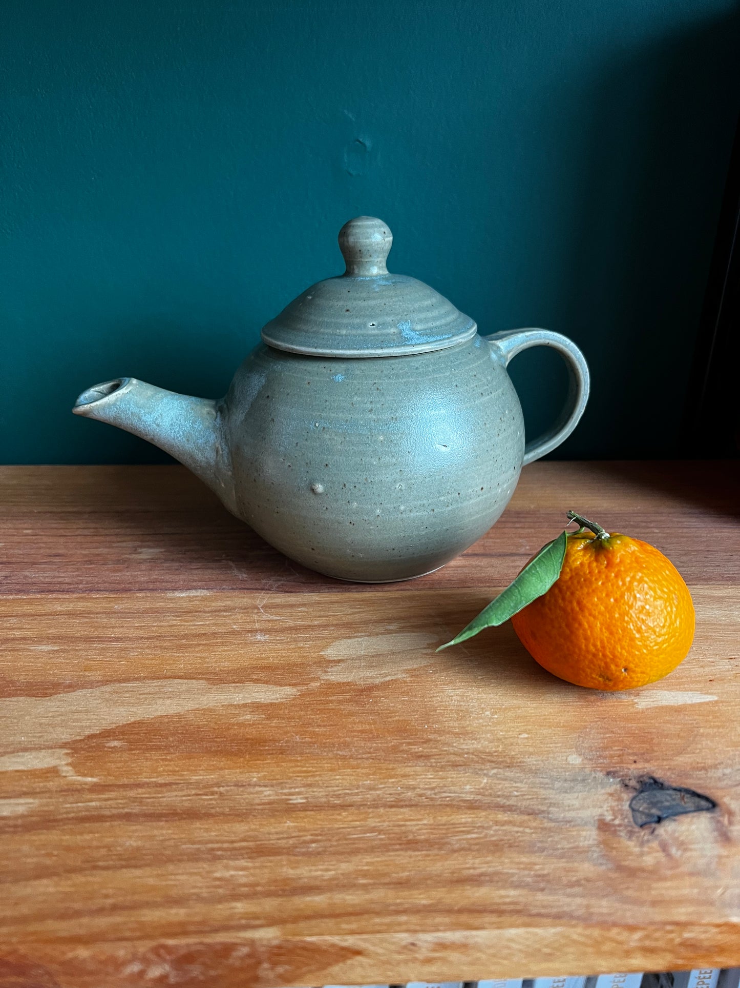 Théière « First Tide » - Verte mouchetée