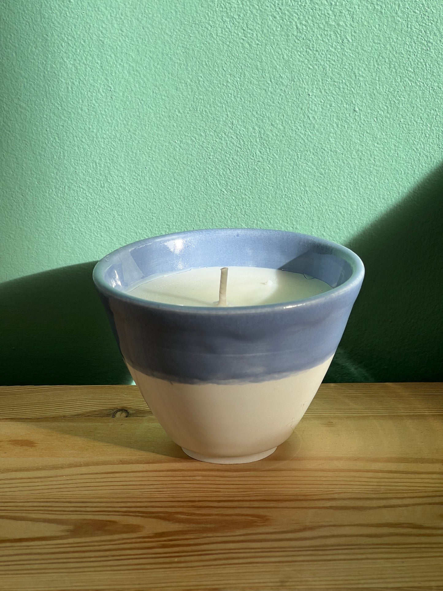 Bol à thé SUGI NARI - Édition bougie - Blanc et lavande