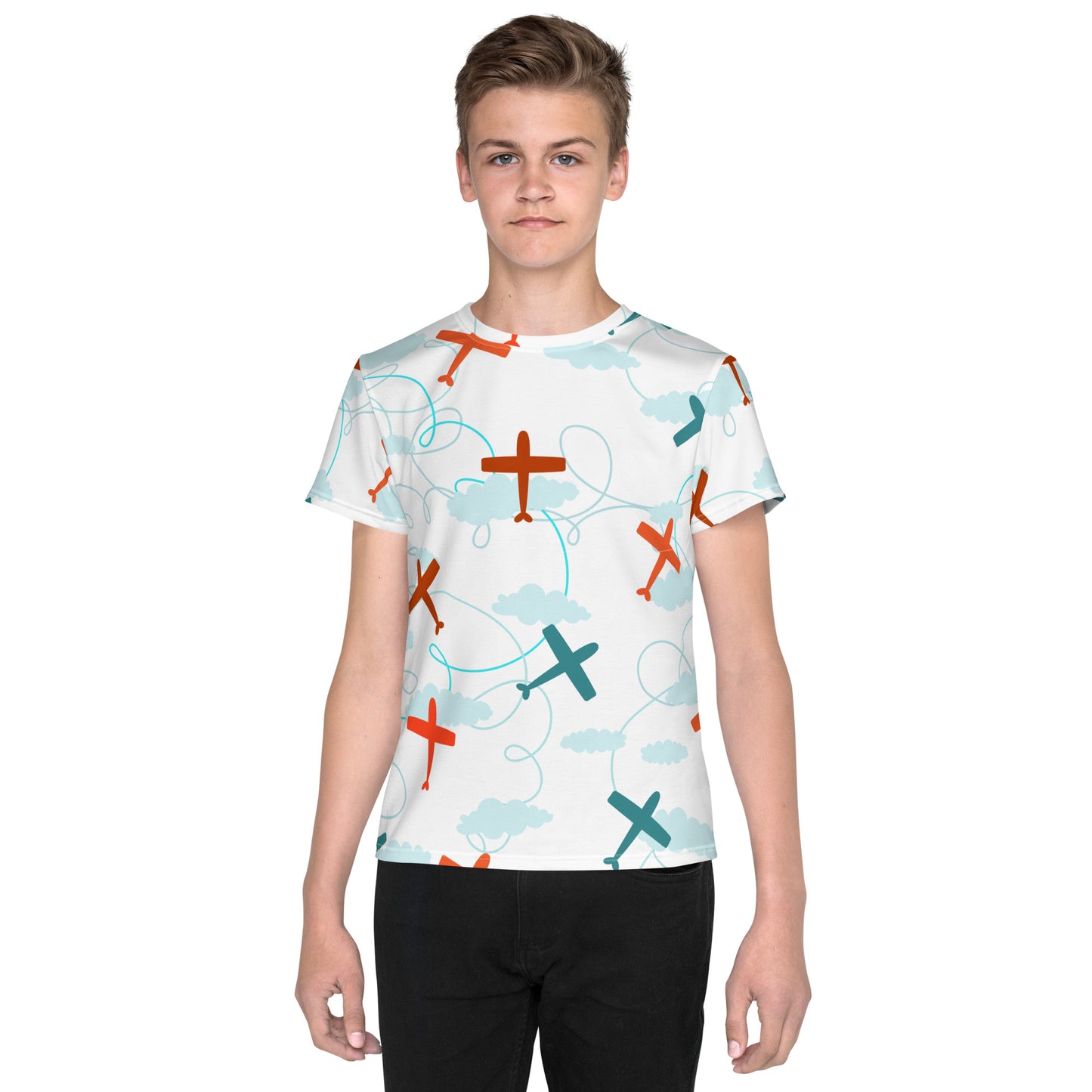T-shirt col ras du cou - Airplanes