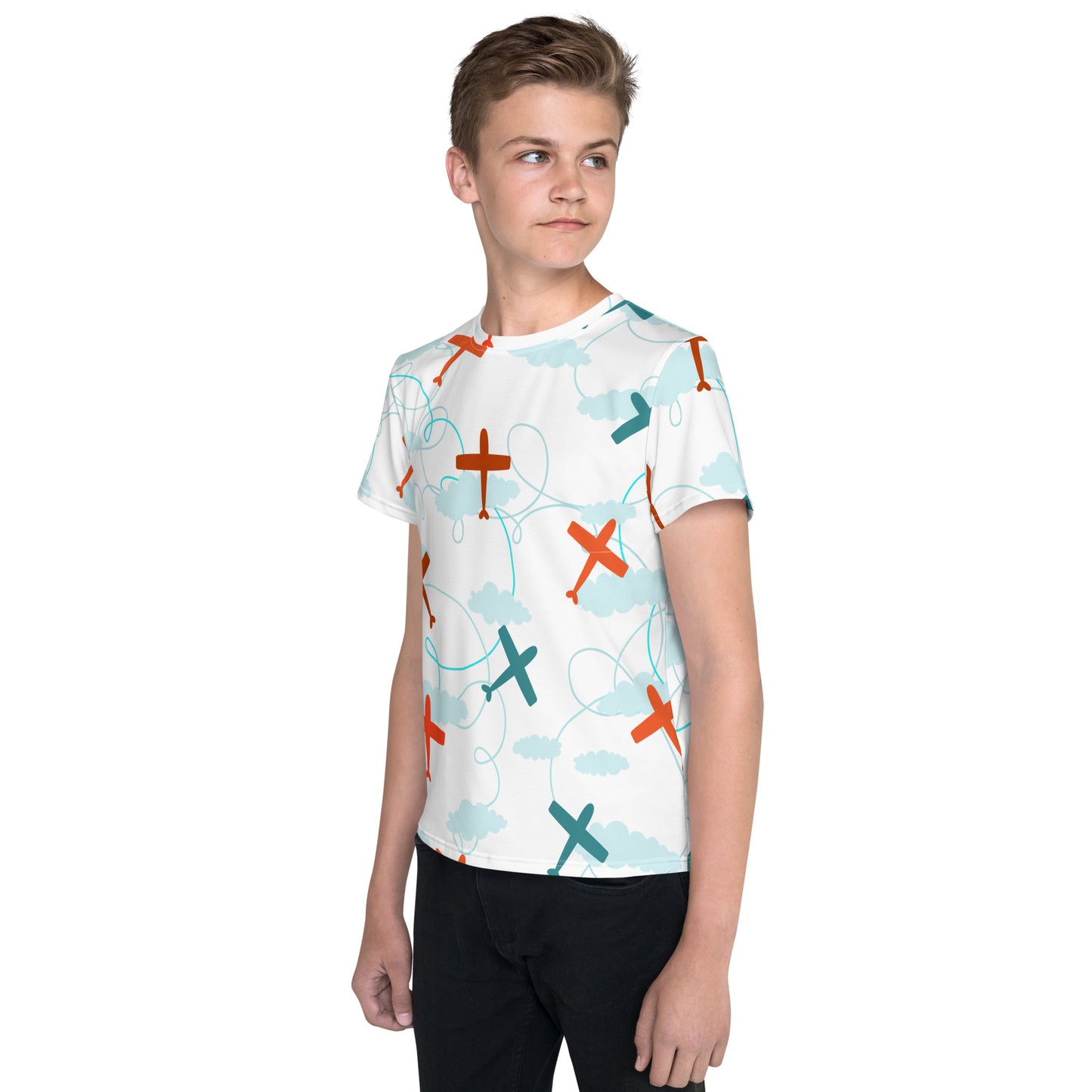 T-shirt col ras du cou - Airplanes