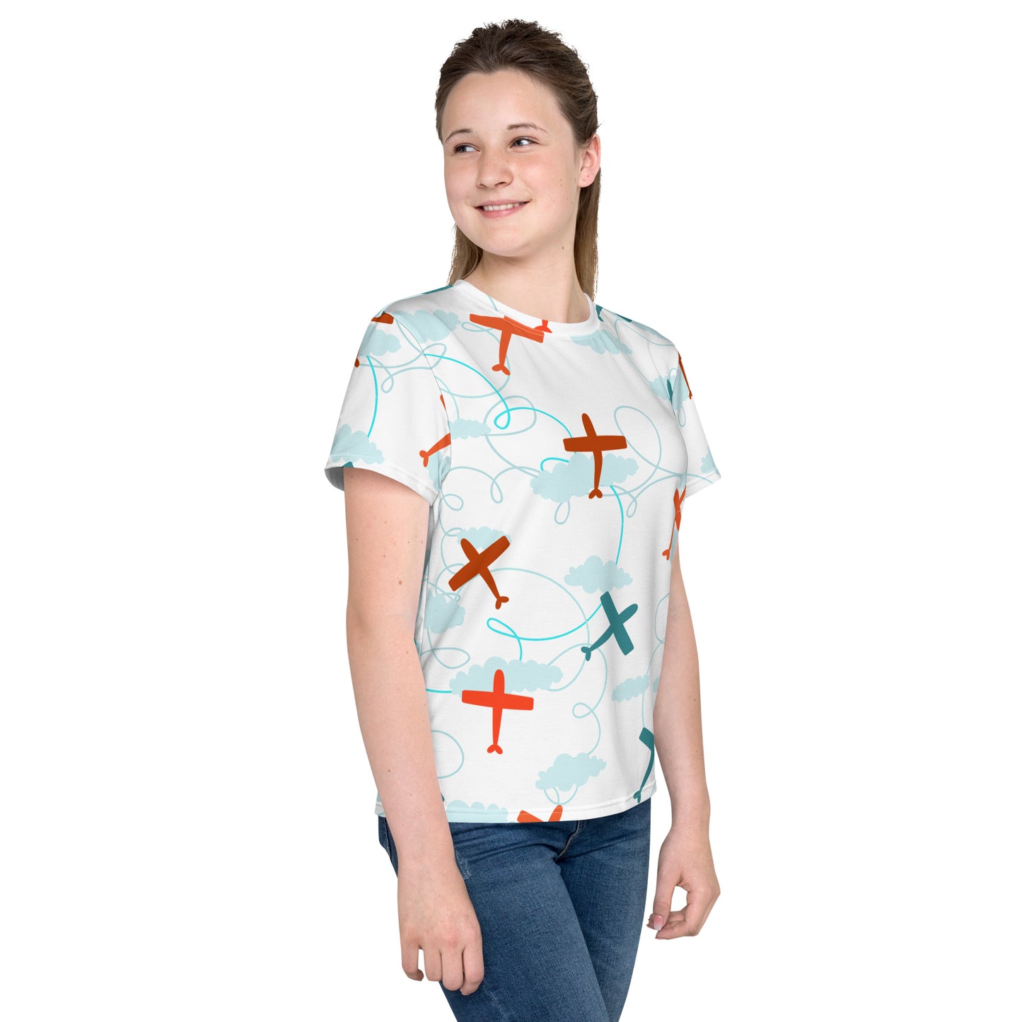 T-shirt col ras du cou - Airplanes