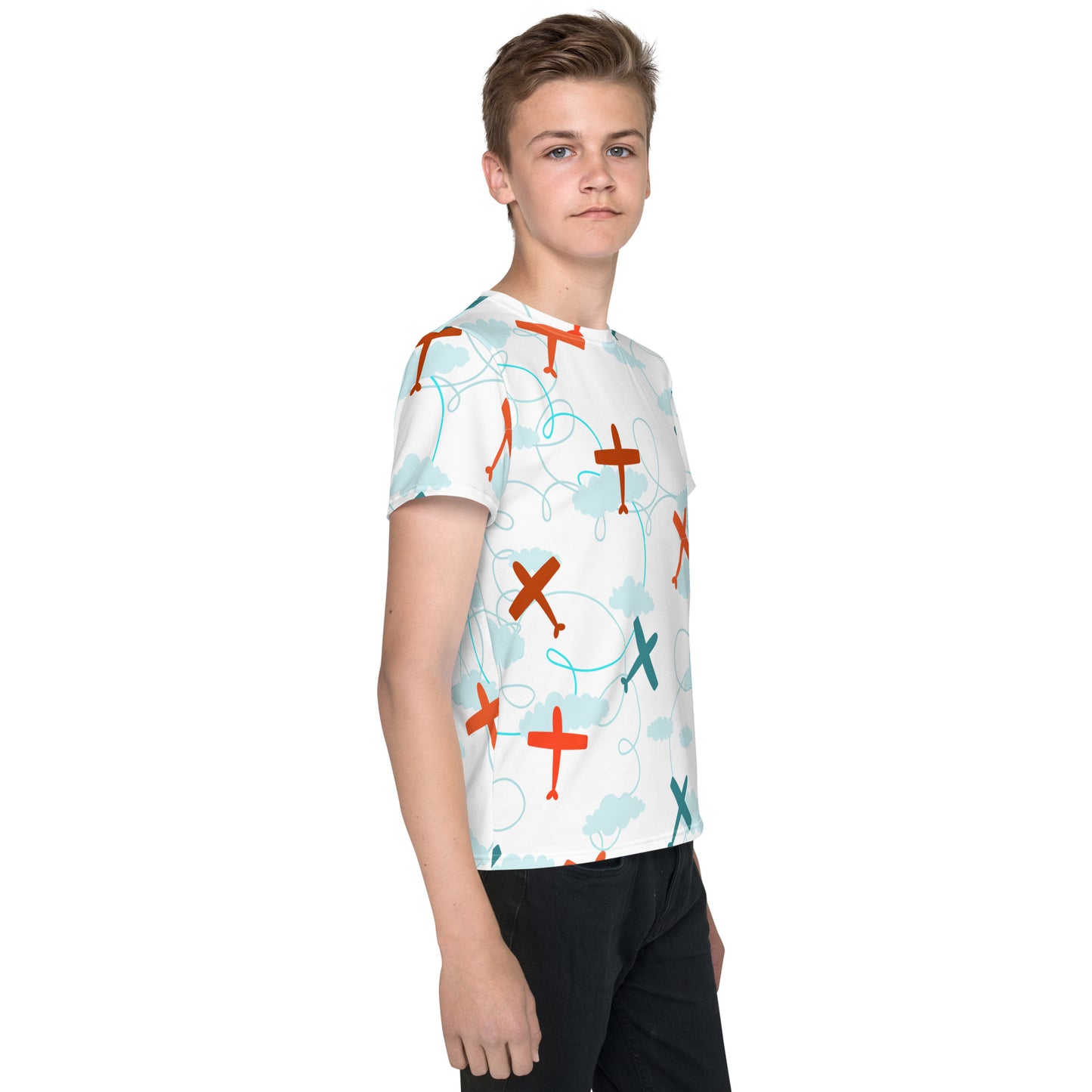 T-shirt col ras du cou - Airplanes