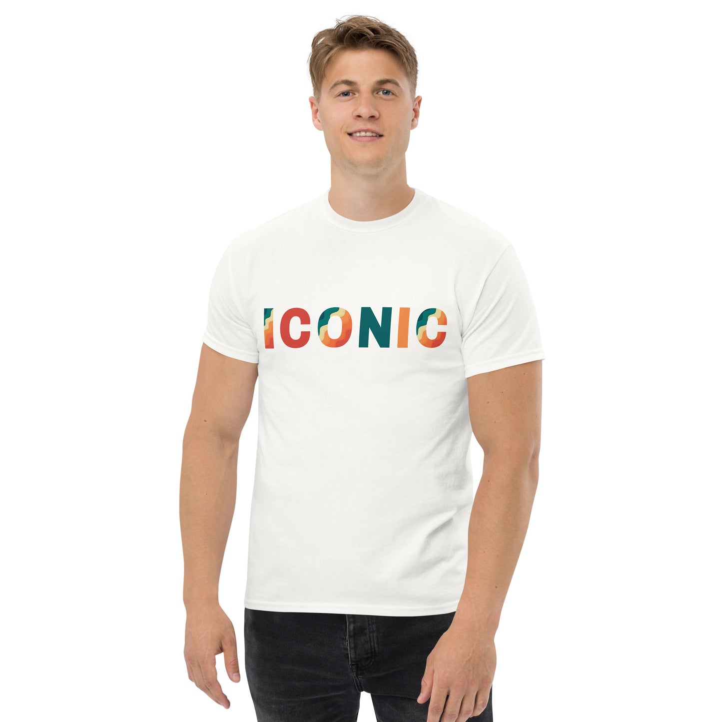 T-shirt classique homme - ICONIC zebra