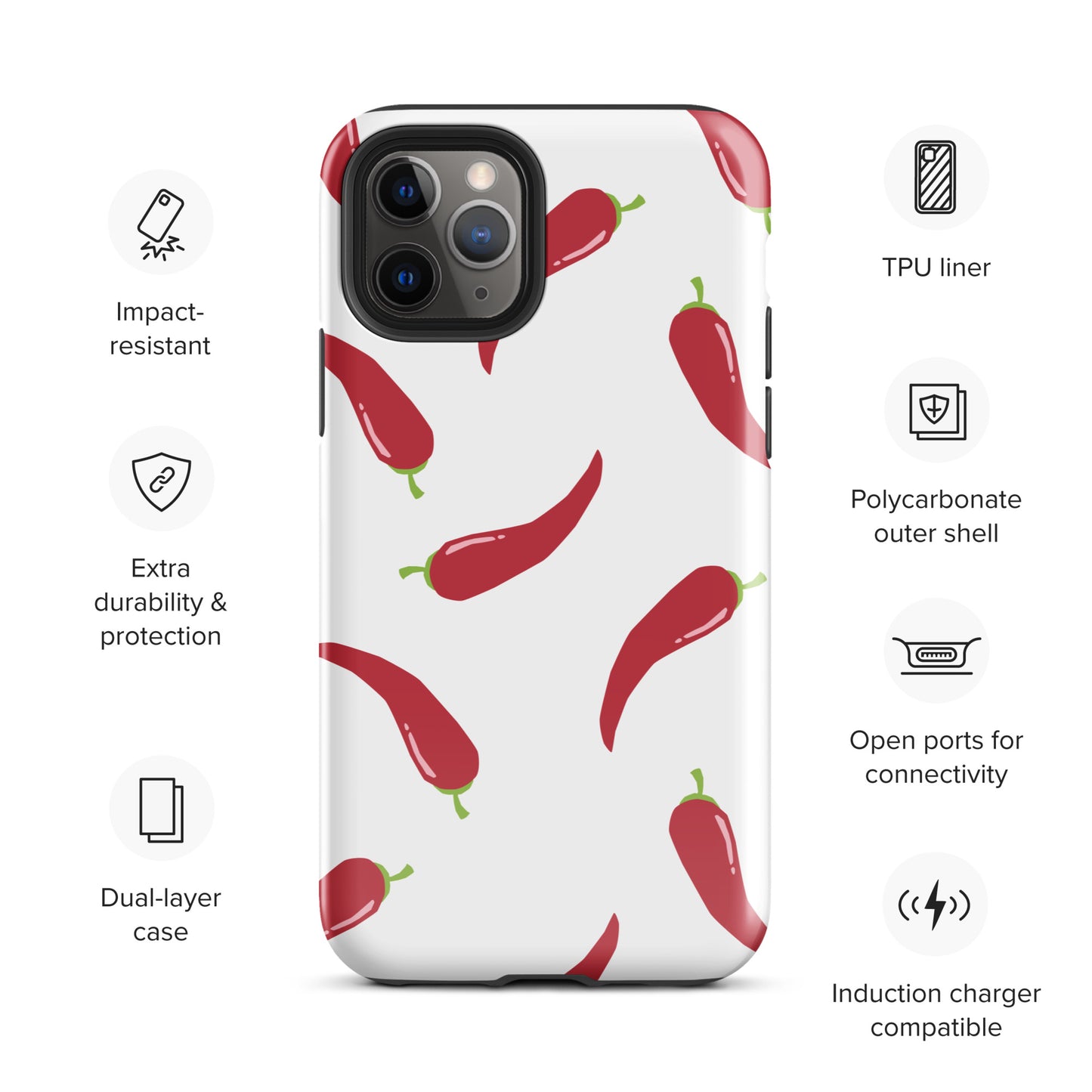 Coque d'iPhone® rigide - Pimenté