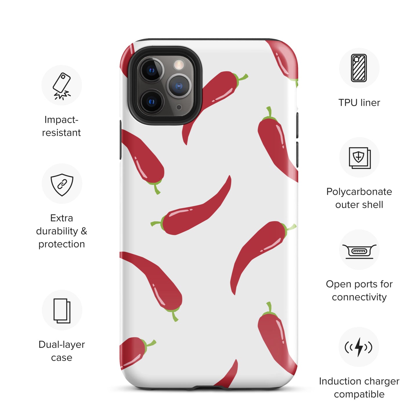 Coque d'iPhone® rigide - Pimenté