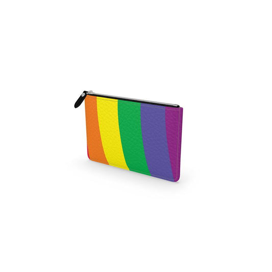 Sac pochette en cuir - with Pride