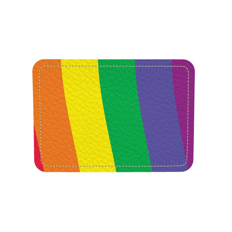 Sac pochette en cuir - with Pride